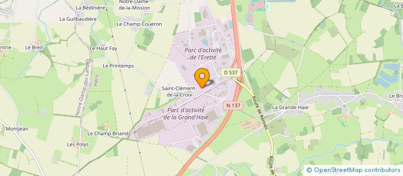 localisation de l'entreprise OLYMP DEVELOPMENT  HERIC