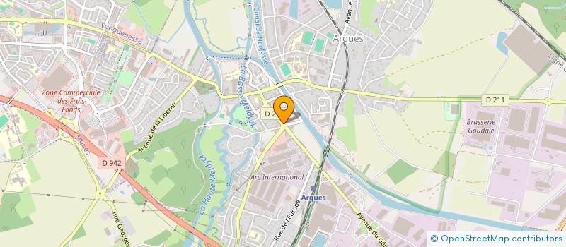 localisation de l'entreprise OLYMP'IMMO  ARQUES