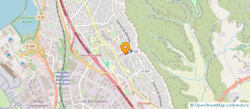 localisation de l'entreprise OLYMP'PNEU à VITROLLES