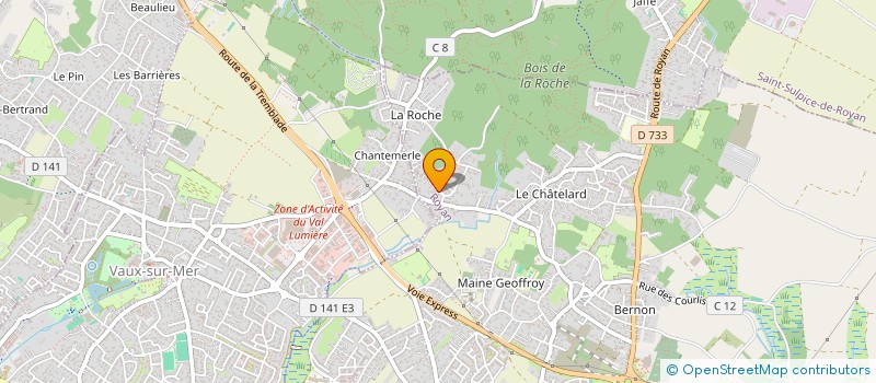 localisation de l'entreprise OLYMP TAXI  ROYAN