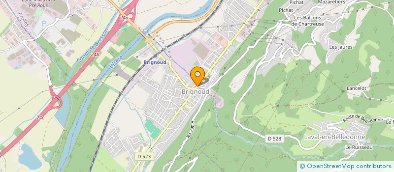 localisation de l'entreprise OLYMPE 2  VILLARD-BONNOT