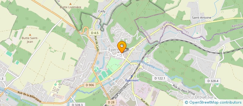 localisation de l'entreprise OLYMPE à EPERNON