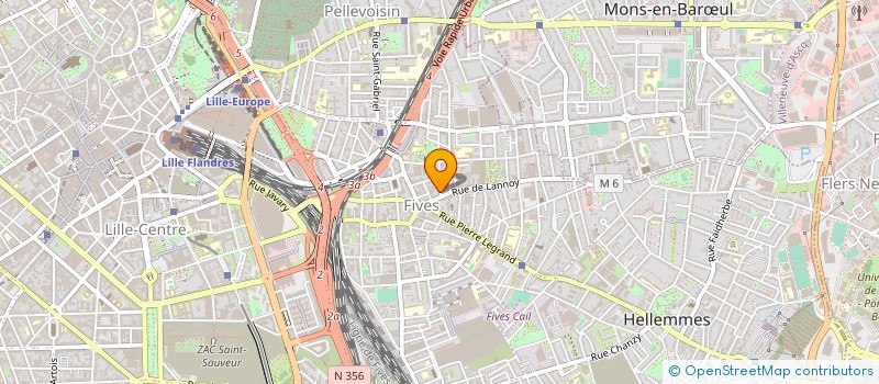 localisation de l'entreprise OLYMPE à LILLE