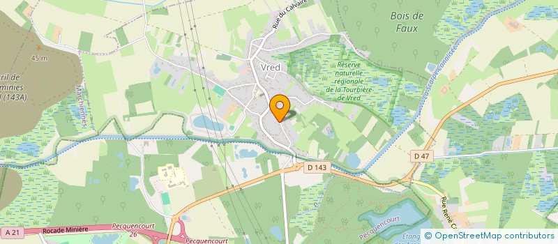 localisation de l'entreprise OLYMPE  VRED