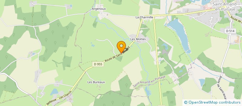 localisation de l'entreprise OLYMPE à SAINT-AMAND-EN-PUISAYE