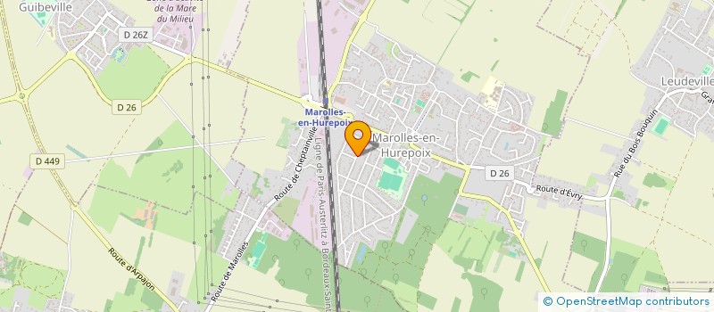 localisation de l'entreprise OLYMPE à MAROLLES-EN-HUREPOIX