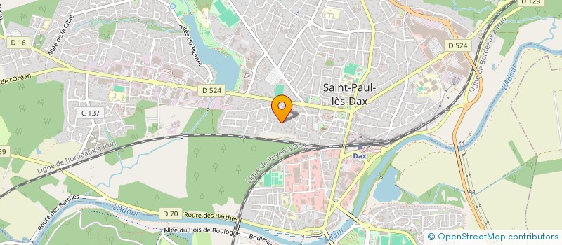localisation de l'entreprise OLYMPE  BIARRITZ