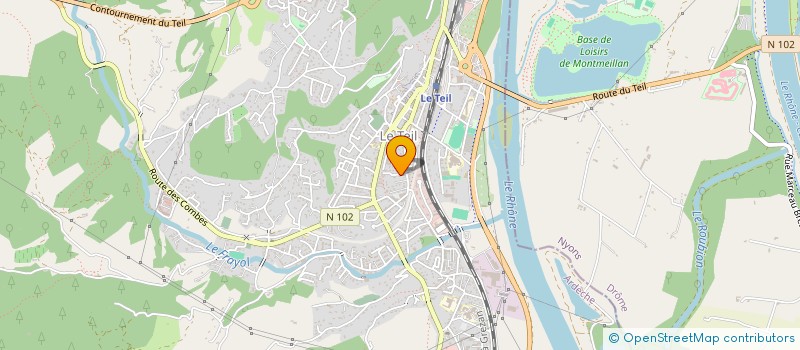 localisation de l'entreprise OLYMPE  LE TEIL