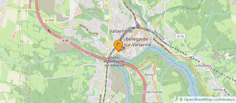 localisation de l'entreprise OLYMPE à VALSERHONE