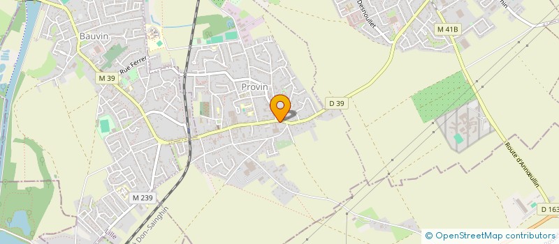 localisation de l'entreprise OLYMPE  PROVIN