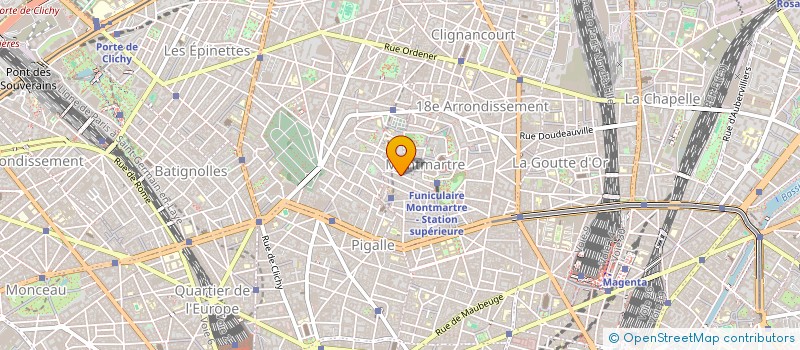 localisation de l'entreprise OLYMPE  PARIS