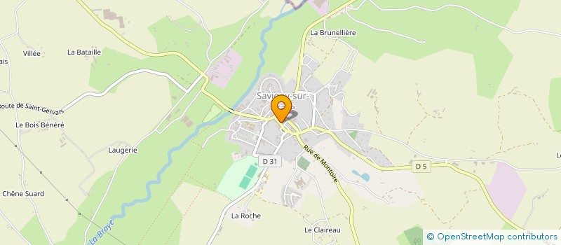 localisation de l'entreprise OLYMPE  SAVIGNY SUR BRAYE