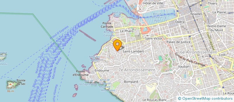 localisation de l'entreprise OLYMPE à MARSEILLE