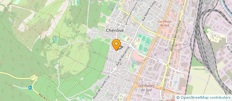 localisation de l'entreprise OLYMPE à CHENOVE