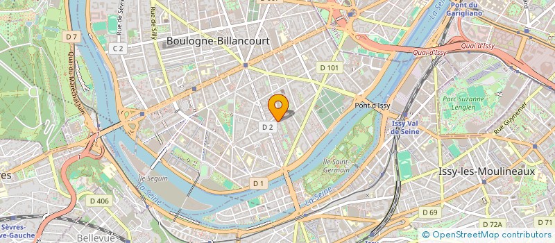 localisation de l'entreprise OLYMPE AB  BOULOGNE-BILLANCOURT