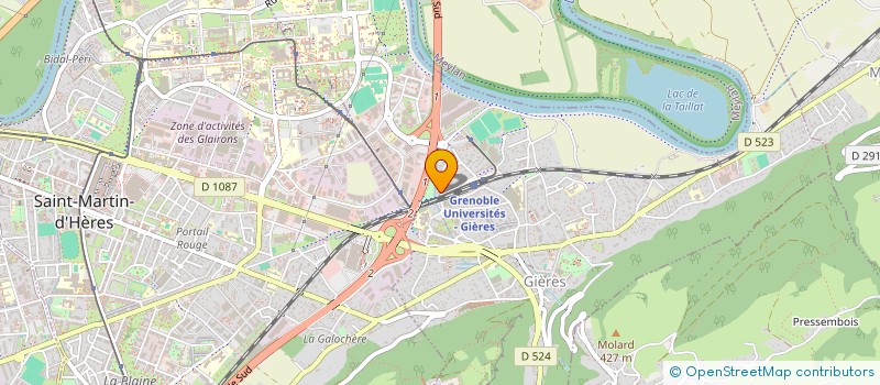 localisation de l'entreprise OLYMPE CONSULTING  GIERES