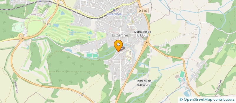 localisation de l'entreprise OLYMPE DIFFUSION  LUZARCHES