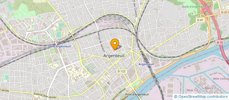 localisation de l'entreprise OLYMPE ENCHERES  ARGENTEUIL