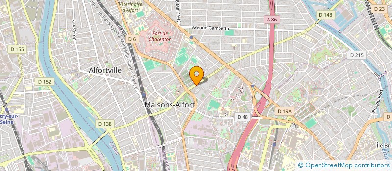 localisation de l'entreprise OLYMPE GESTION PATRIMOINE  MAISONS-ALFORT