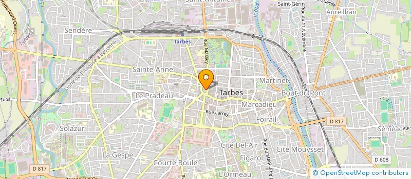 localisation de l'entreprise OLYMPE I  TARBES