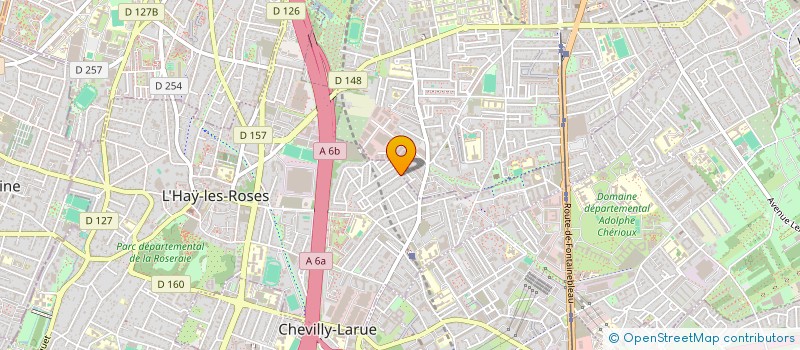 localisation de l'entreprise OLYMPE INVEST  L'HAY-LES-ROSES