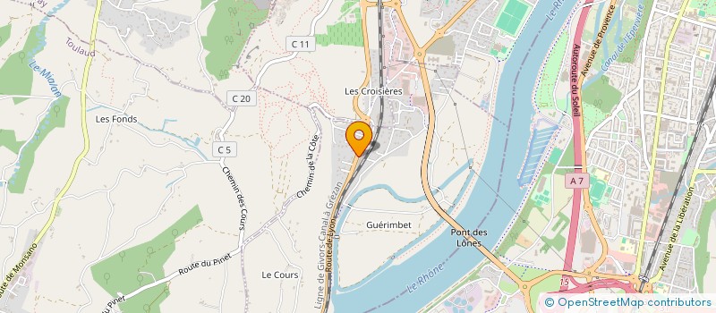 localisation de l'entreprise OLYMPE NETTOYAGE à SOYONS