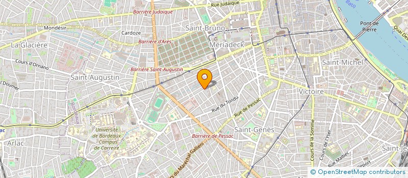 localisation de l'entreprise OLYMPE ORTHODONTIE AFC  BORDEAUX