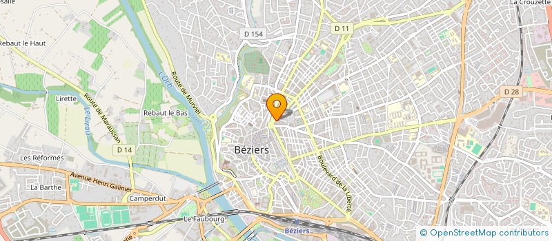 localisation de l'entreprise OLYMPE PROMOTIONS à BEZIERS