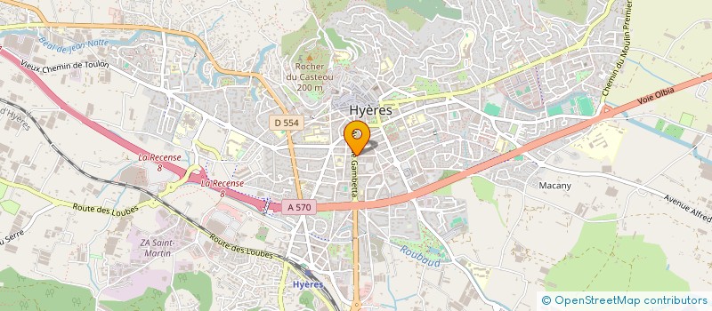 localisation de l'entreprise OLYMPE PROTECTION à HYERES