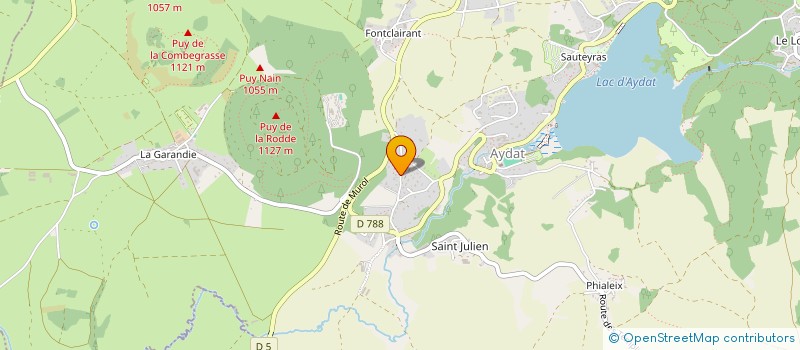 localisation de l'entreprise OLYMPE RB FINANCES  SAULZET-LE-FROID