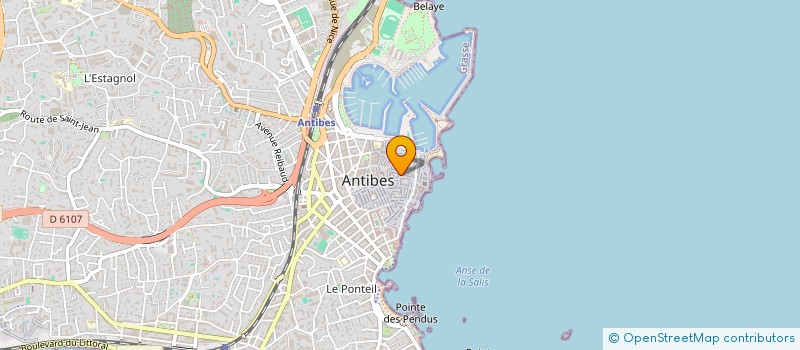 localisation de l'entreprise OLYMPE SAS  ANTIBES