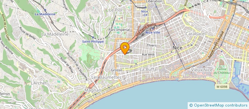 localisation de l'entreprise OLYMPE TEAM  NICE