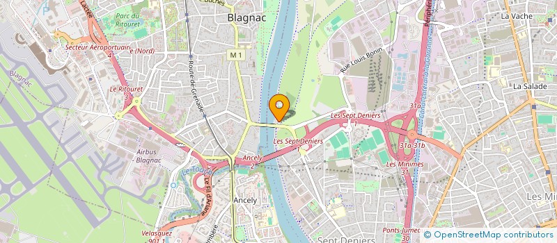 localisation de l'entreprise OLYMPE TENNIS CLUB  TOULOUSE