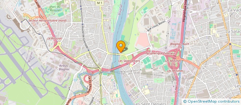 localisation de l'entreprise OLYMPE TENNIS PADEL CLUB à TOULOUSE