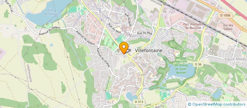 localisation de l'entreprise OLYMPE TRANSPORT  VILLEFONTAINE