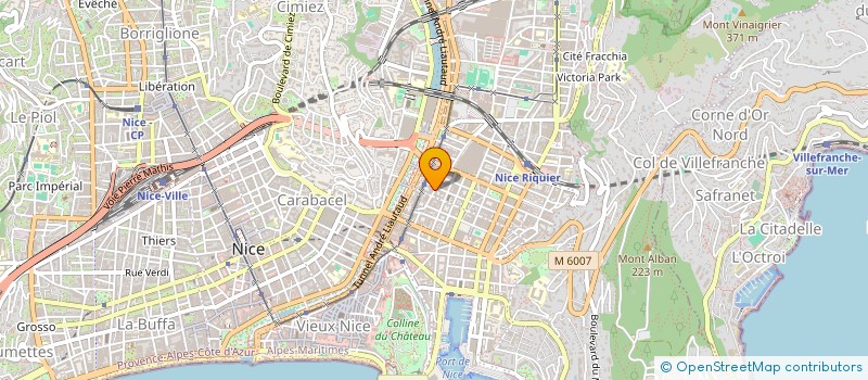 localisation de l'entreprise OLYMPEA  NICE