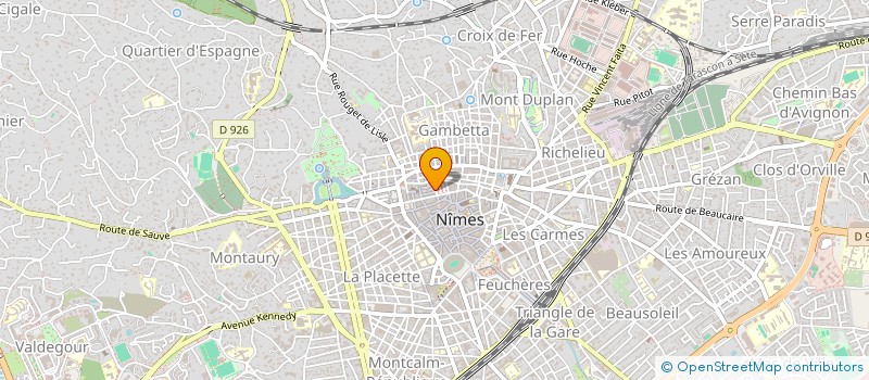 localisation de l'entreprise OLYMPIA à NIMES
