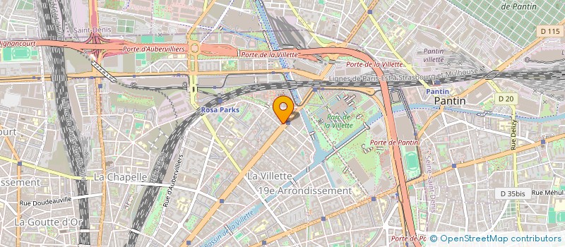 localisation de l'entreprise OLYMPIA  PARIS