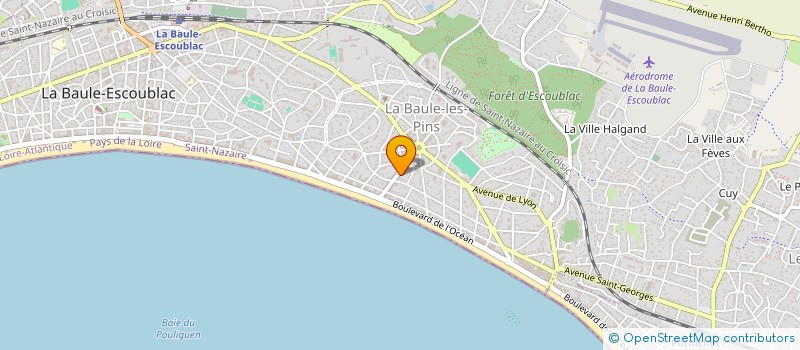 localisation de l'entreprise OLYMPIA à LA BAULE-ESCOUBLAC