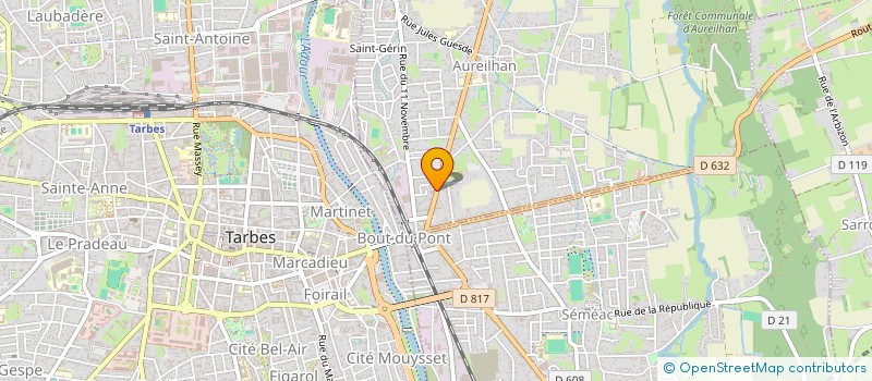 localisation de l'entreprise OLYMPIA CLUB  AUREILHAN