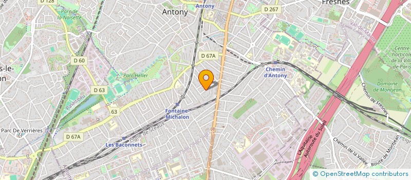 localisation de l'entreprise OLYMPIA FAMILY à ANTONY