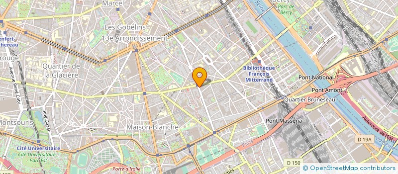 localisation de l'entreprise OLYMPIADES  PARIS