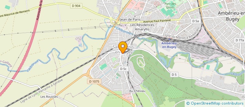 localisation de l'entreprise OLYMPIC 2000  SAINT-DENIS-EN-BUGEY