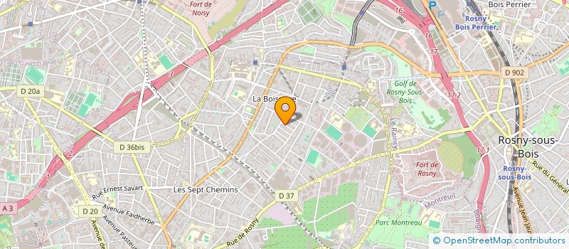 localisation de l'entreprise OLYMPIC à MONTREUIL