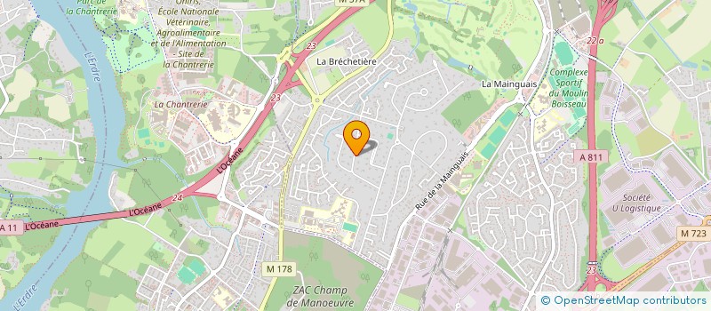 localisation de l'entreprise OLYMPIC  CARQUEFOU