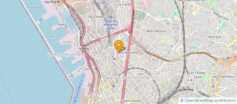localisation de l'entreprise OLYMPIC ASSURANCES  MARSEILLE