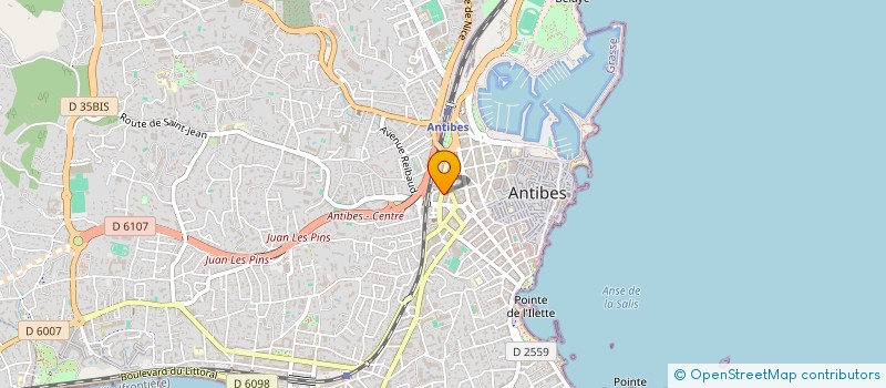 localisation de l'entreprise OLYMPIC KINE  ANTIBES