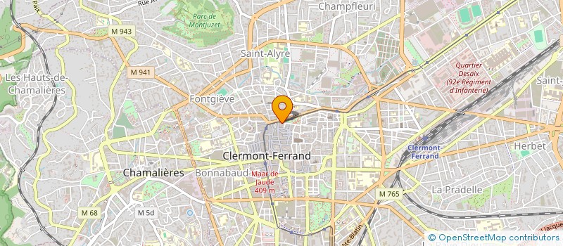 localisation de l'entreprise OLYMPIC NUTRITION à CLERMONT-FERRAND