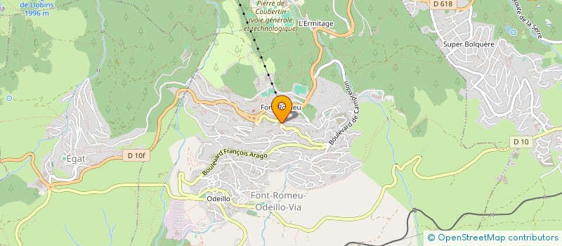 localisation de l'entreprise OLYMPIC SPORT EURL à FONT-ROMEU-ODEILLO-VIA
