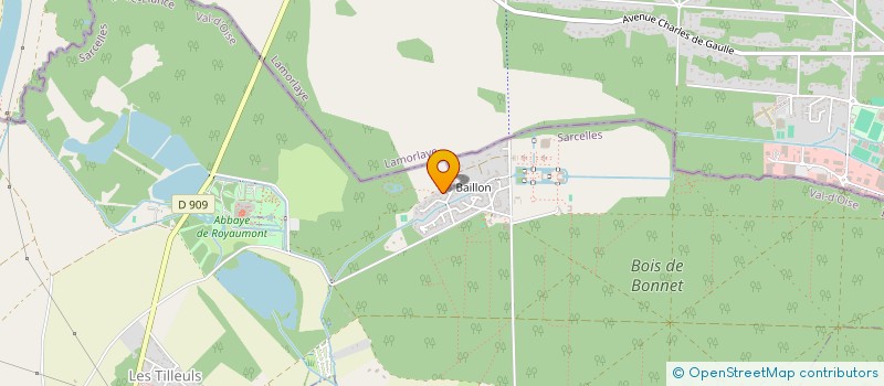 localisation de l'entreprise OLYMPIE CLUB  ASNIERES-SUR-OISE